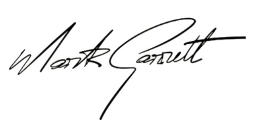 Mark Garrett Signature