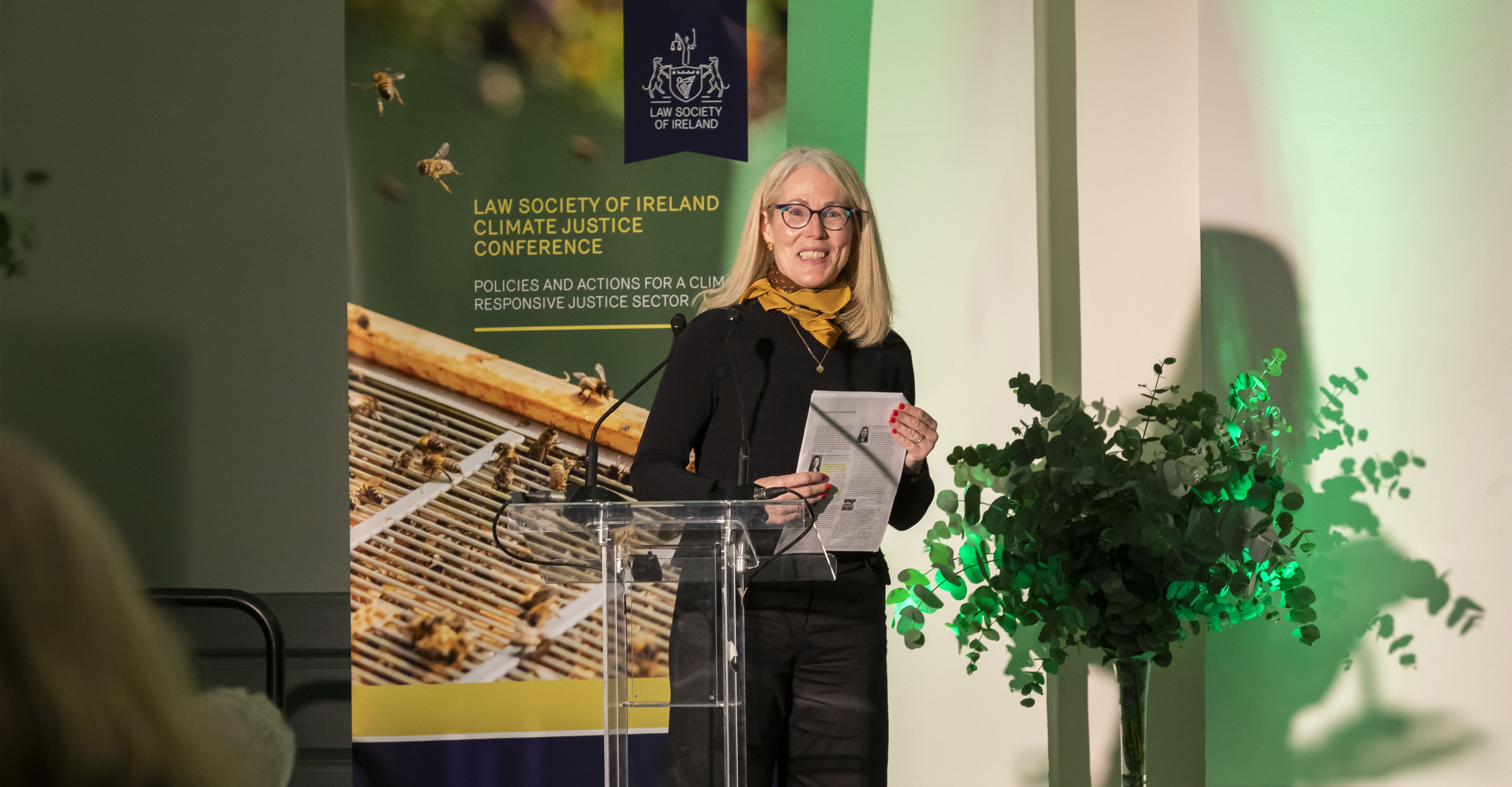 Speaker at the Climate Justice Conference 2023