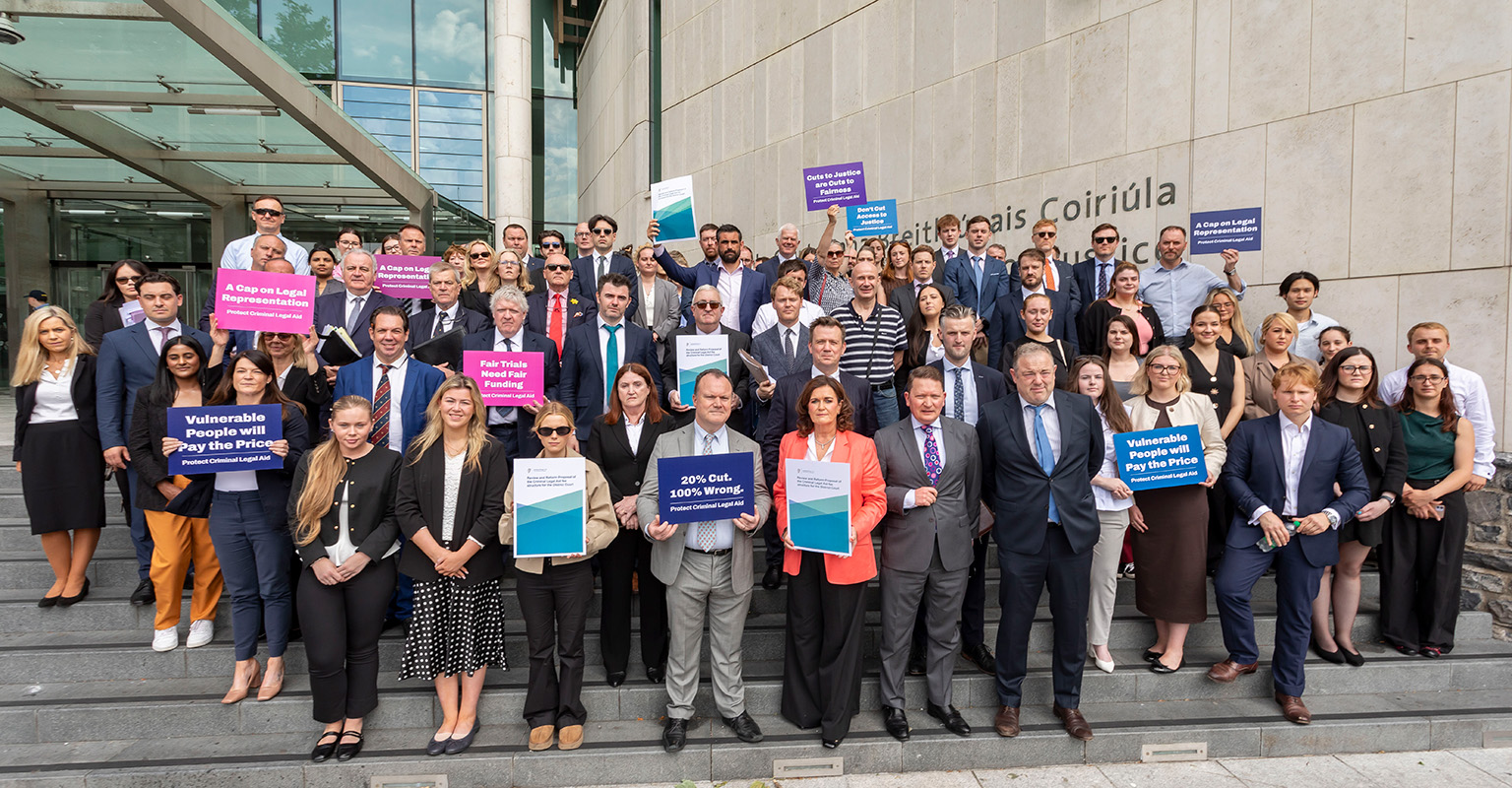 Solicitors at Blackhall Place united in opposition to proposed Criminal Legal Aid changes