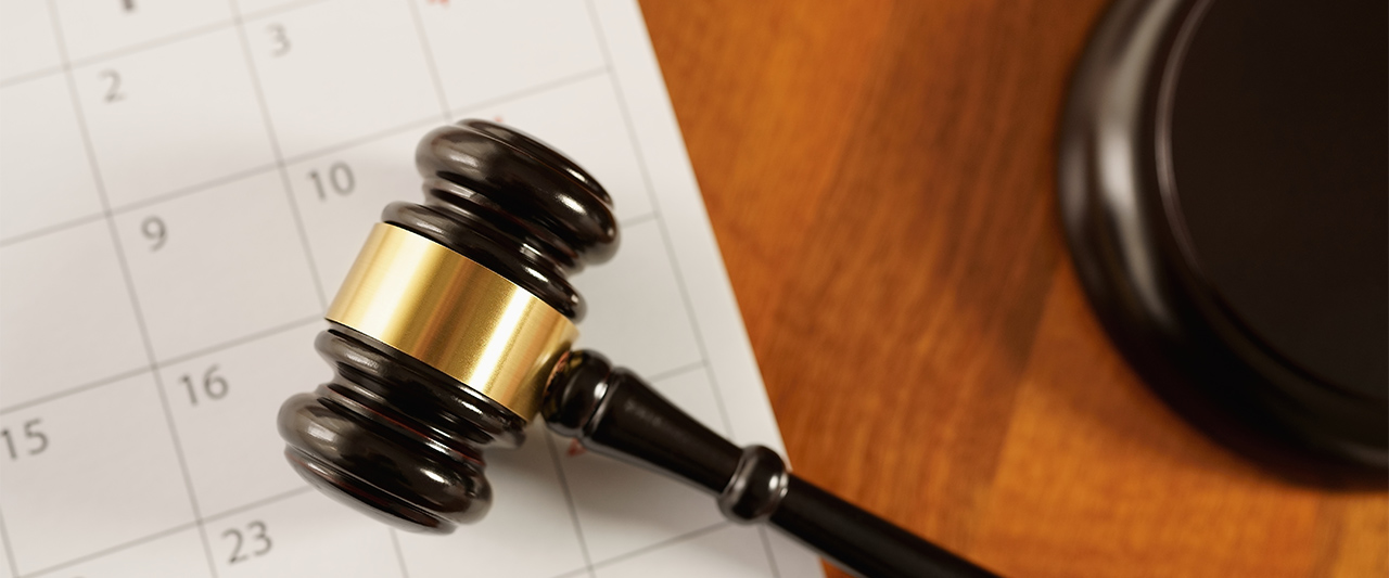 Diary and gavel