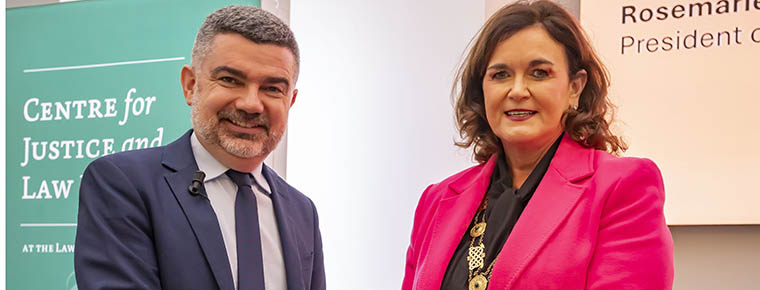 Law Society medal of excellence for ICC judge