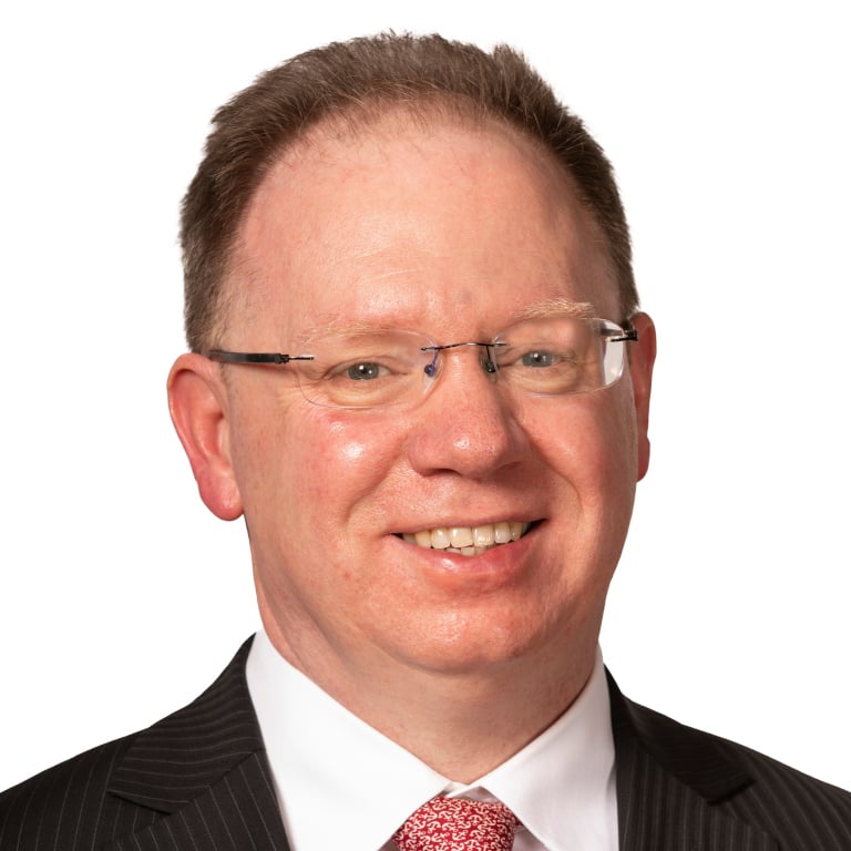 Headshot of Law Society Council member Richard Hammond SC