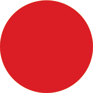Red traffic light indicator